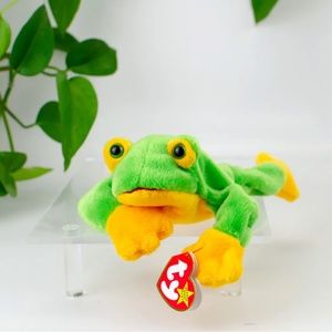 Ty Beanie Baby Smoochy The Frog !